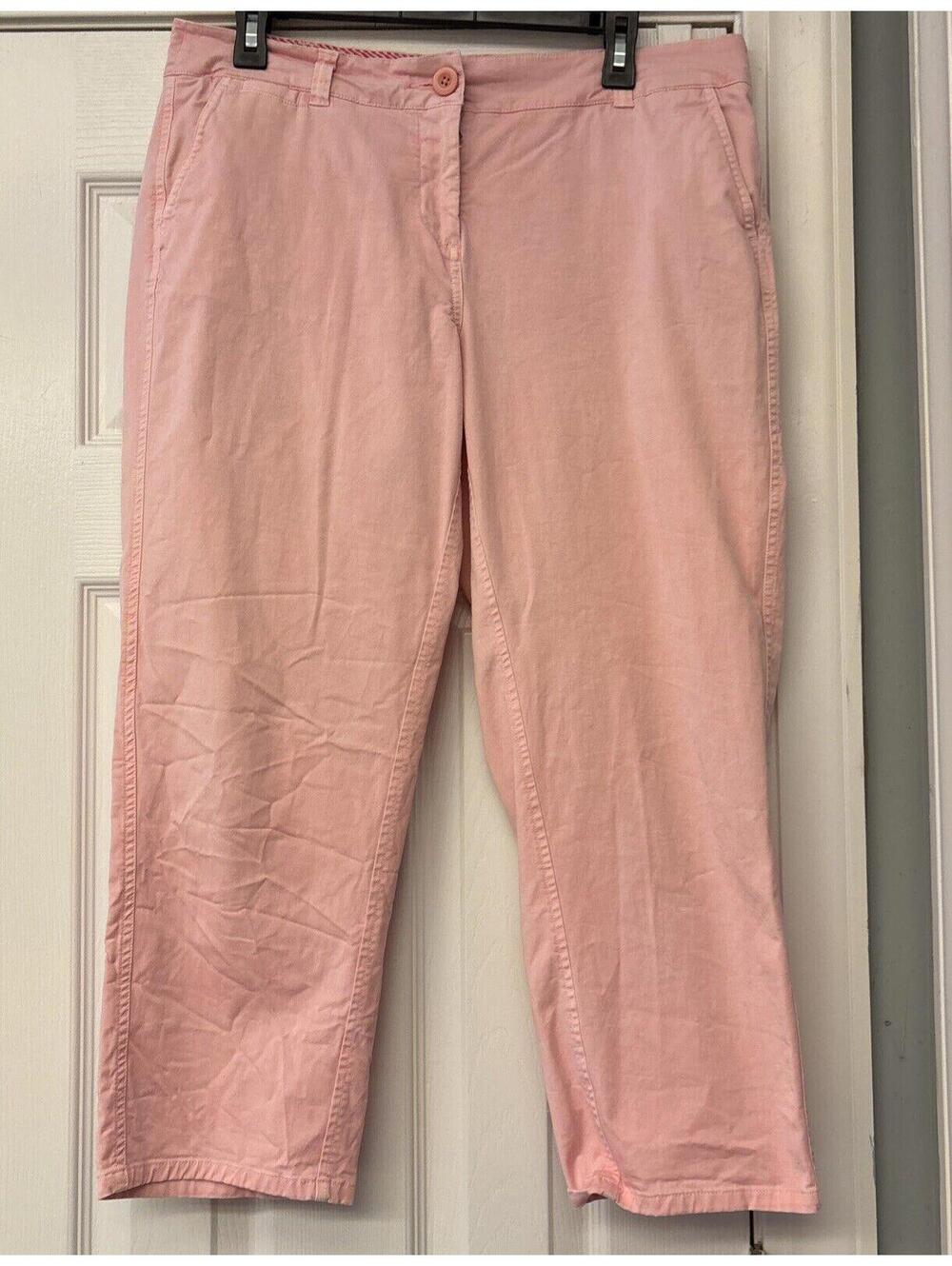 Crown and Ivy Pale Pink Womens Cotton/Spandex Pants Size 10. Casual Spring